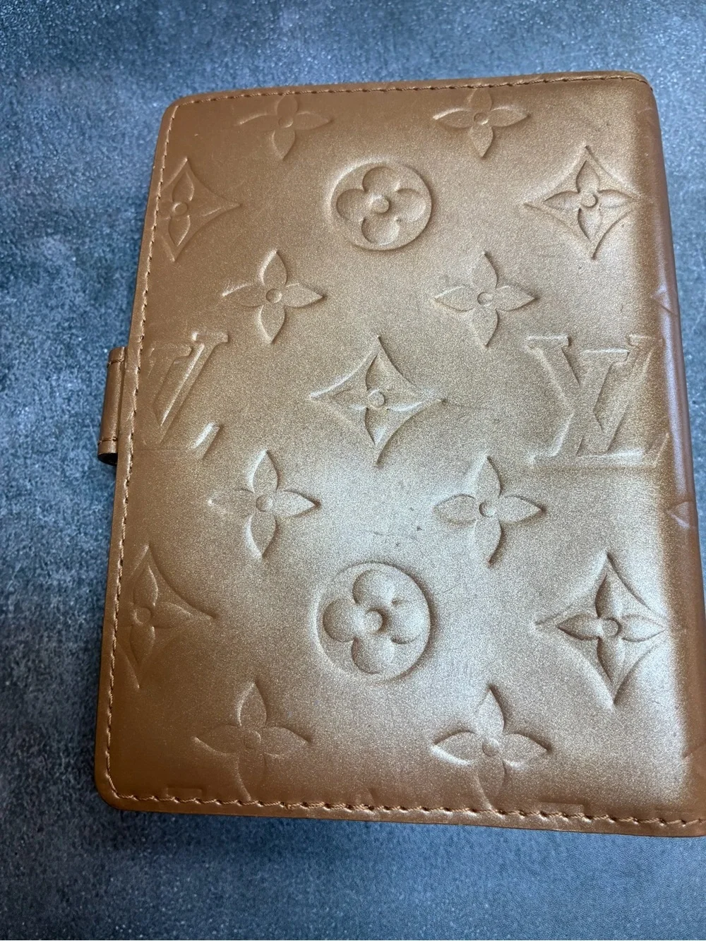 Louis Vuitton Bronze /Gold Vernis PM Agenda